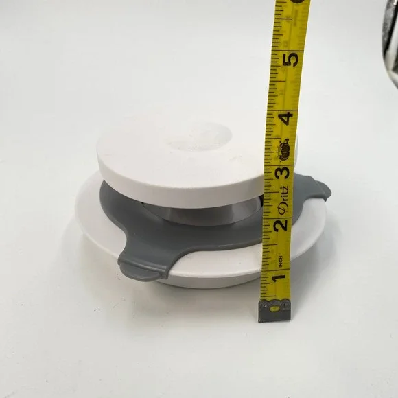 Pampered Chef Burger and Slider Press White Gray 3 Piece Patty Maker 1174 - Picture 7 of 7